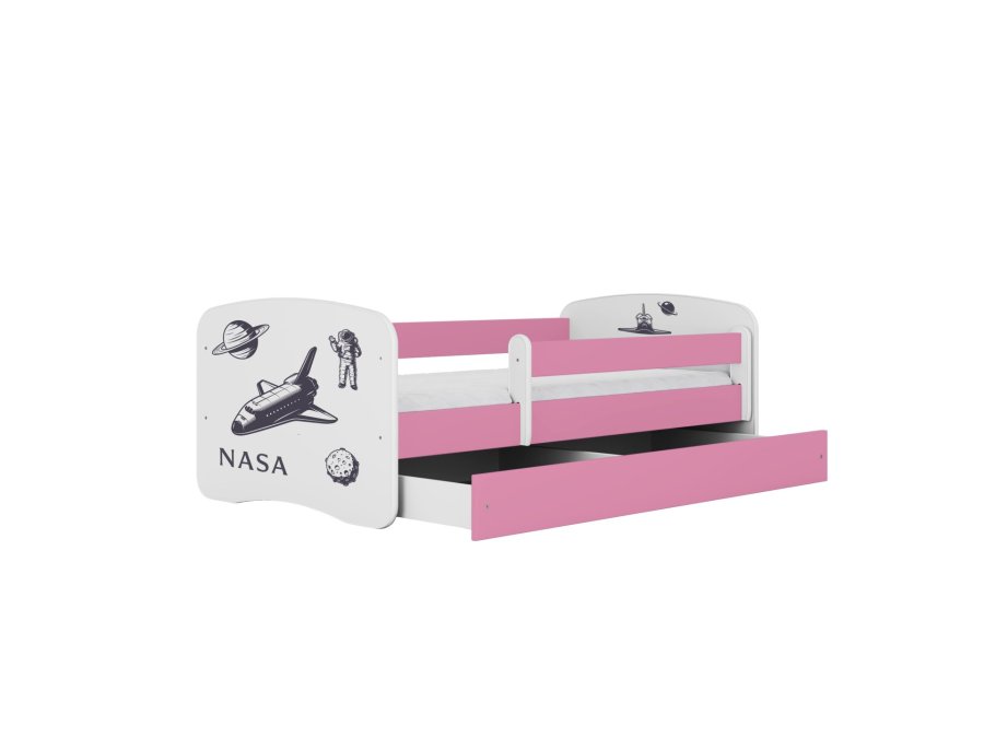 KOCOT KIDS Seng babydreams rosa nasa uten skuff med madrass 140/70