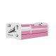 KOCOT KIDS Seng babydreams rosa nasa uten skuff med madrass 160/80