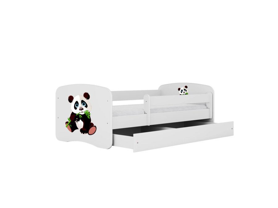 KOCOT KIDS Seng babydreams hvit panda 2 med skuff med madrass 180/80
