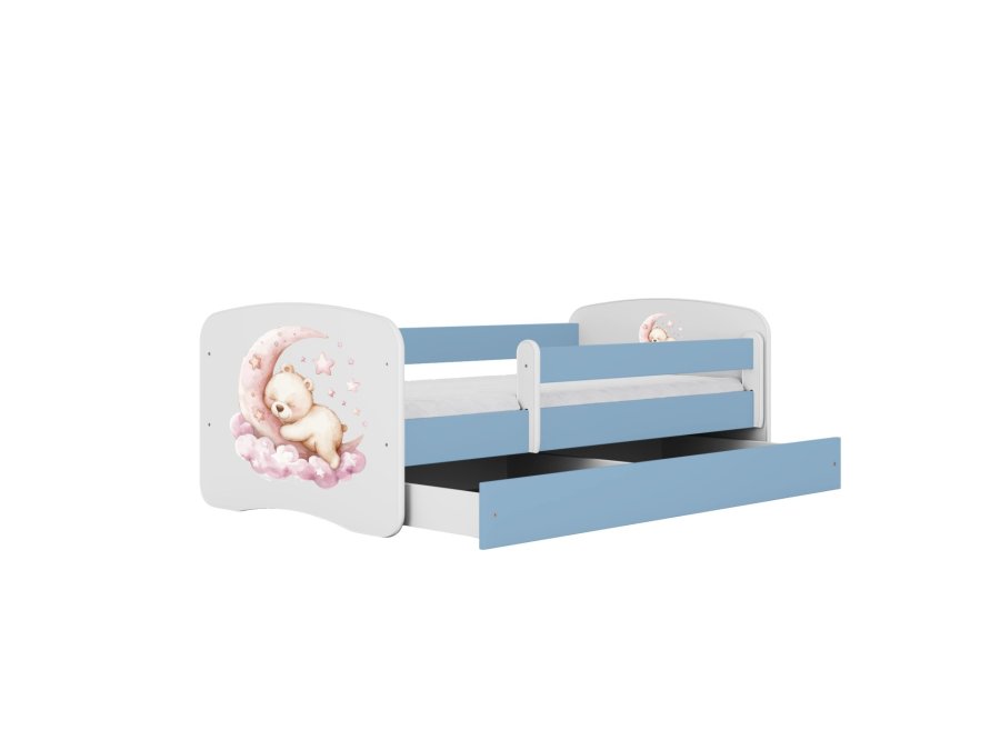 KOCOT KIDS Bett babydreams blue dream ohne Schublade mit Matratze 180/80