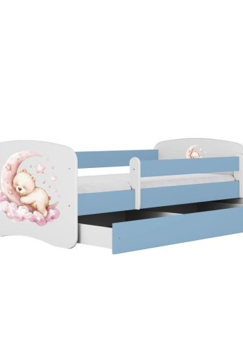 KOCOT KIDS Bett babydreams blue dream mit Schublade mit Matratze 180/80