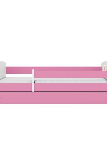 KOCOT KIDS Seng babydreams rosa drm uten skuff med madrass 180/80