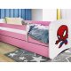 KOCOT KIDS Seng babydreams rosa spiderman uten skuff med madrass 180/80