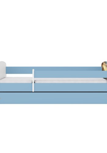 KOCOT KIDS Bett babydreams blau Schiff ohne Schublade mit Matratze 160/80