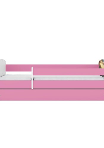 KOCOT KIDS Seng babydreams rosa skip med skuff med madrass 140/70