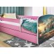 KOCOT KIDS Seng babydreams rosa skip med skuff med madrass 140/70
