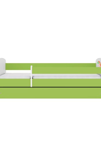 KOCOT KIDS Bett babydreams grüne Meerjungfrau ohne Schublade mit Matratze 160/80