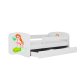 KOCOT KIDS Seng babydreams hvit havfrue med skuff med madrass 180/80