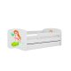 KOCOT KIDS Seng babydreams hvit havfrue med skuff med madrass 140/70