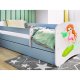 KOCOT KIDS Bett babydreams blaue Meerjungfrau ohne Schublade mit Matratze 180/80