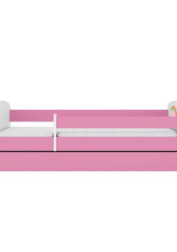 KOCOT KIDS Seng babydreams rosa havfrue uten skuff med madrass 140/70