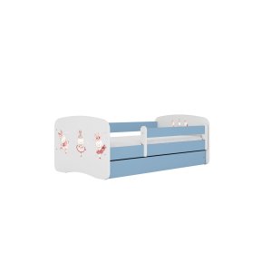 KOCOT KIDS Seng babydreams bl kaniner med sommerfugle uden skuffe med madras 140/70