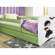 KOCOT KIDS Bett babydreams green Wednesday mit Schublade und Matratze 180/80
