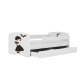 KOCOT KIDS Seng babydreams white wednesday med skuff med madrass 160/80