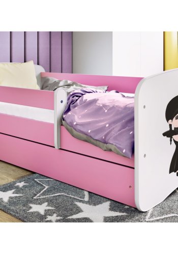KOCOT KIDS Seng babydreams rosa onsdag uten skuff med madrass 160/80