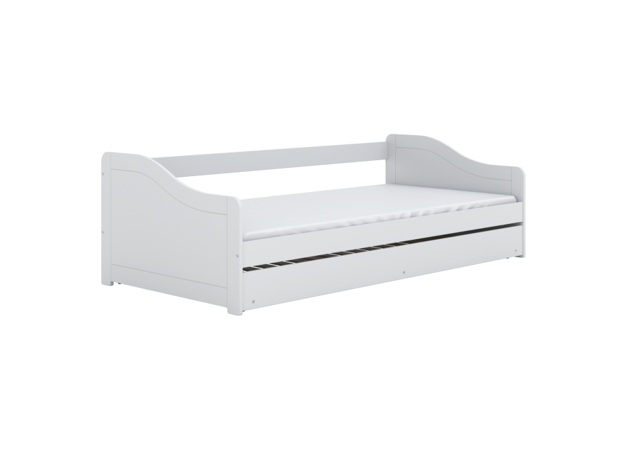 KOCOT KIDS Seng Blanka hvit 200 med madrass