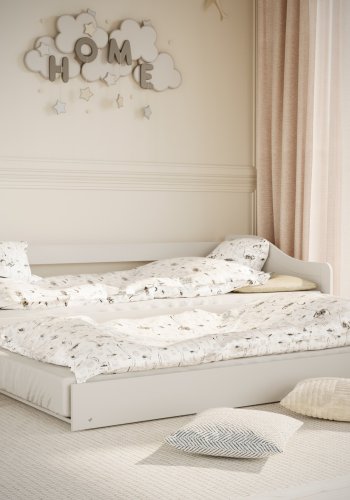KOCOT KIDS Seng Blanka hvit 200 med madrass