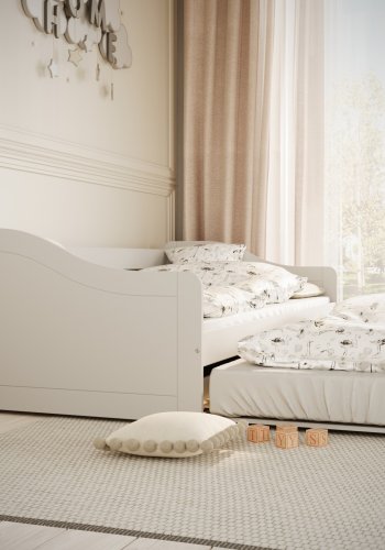 KOCOT KIDS Seng Blanka hvit 200 med madrass