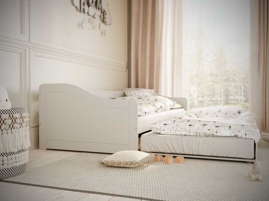 KOCOT KIDS Seng Blanka hvit 200 med madrass