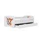 KOCOT KIDS Bett babydreams weiß Bambi ohne Schublade mit Matratze 140/70