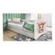 KOCOT KIDS Bett babydreams weiß Bambi mit Schublade mit Matratze 160/80