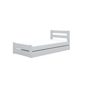 KOCOT KIDS Seng Emil hvid 180 med madras