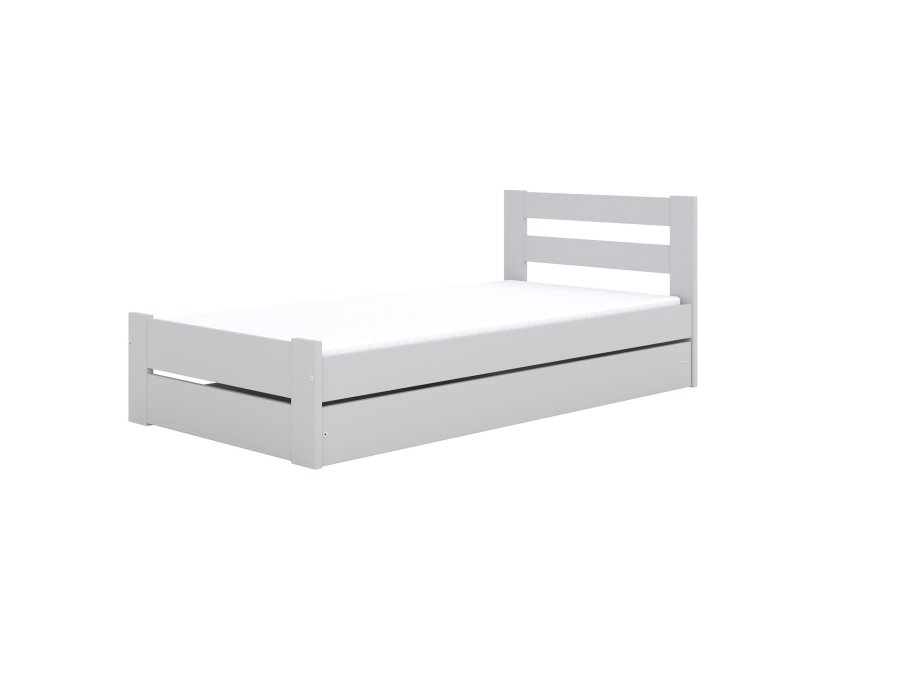 KOCOT KIDS Seng Emil hvit 180 med madrass