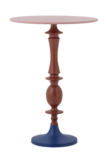 BLOOMINGVILLE Annan Beistelltisch, Rot, Aluminium (D37,5xH52 cm)