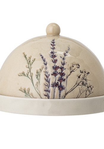 BLOOMINGVILLE Bea Butter bell, Natural, Steinty, D15xH10 cm