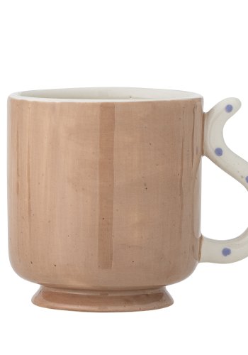 BLOOMINGVILLE Missy Tasse, Braun, Steingut (D8,5xH9 cm, 4er-Set)