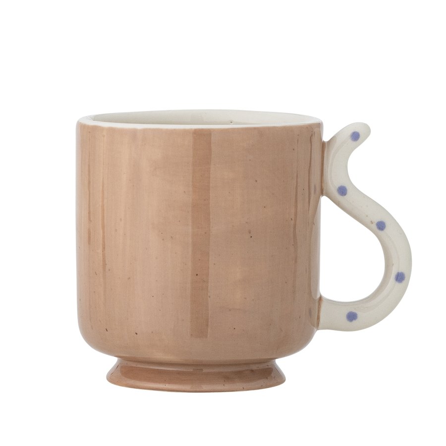 BLOOMINGVILLE Missy Tasse, Braun, Steingut (D8,5xH9 cm, 4er-Set)