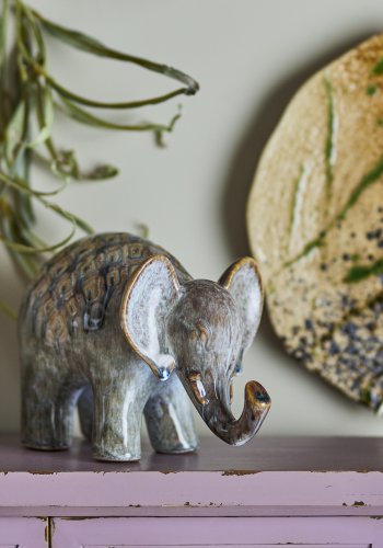 CREATIVE COLLECTION Longuro Deco, Braun, Steinzeug