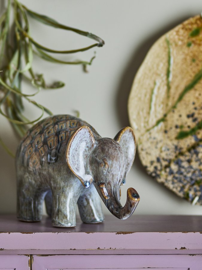 CREATIVE COLLECTION Longuro Deco, Braun, Steinzeug