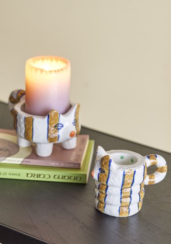 BLOOMINGVILLE Caty lysestake, brun, steinty