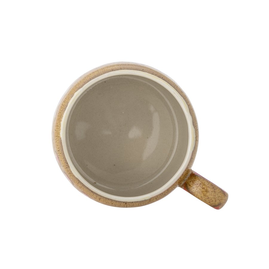 BLOOMINGVILLE Sheen Becher, Rot, Steingut (D10,5xH8 cm, 4er-Set)