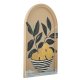 CREATIVE COLLECTION Limone Illustration mit Rahmen, Gelb, MDF (L33xH51xB2 cm)