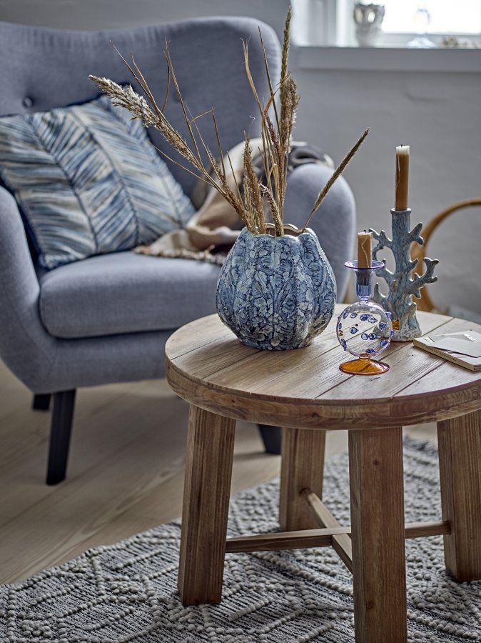 CREATIVE COLLECTION Laval Kissen, Blau, Baumwolle (L50xB50 cm)