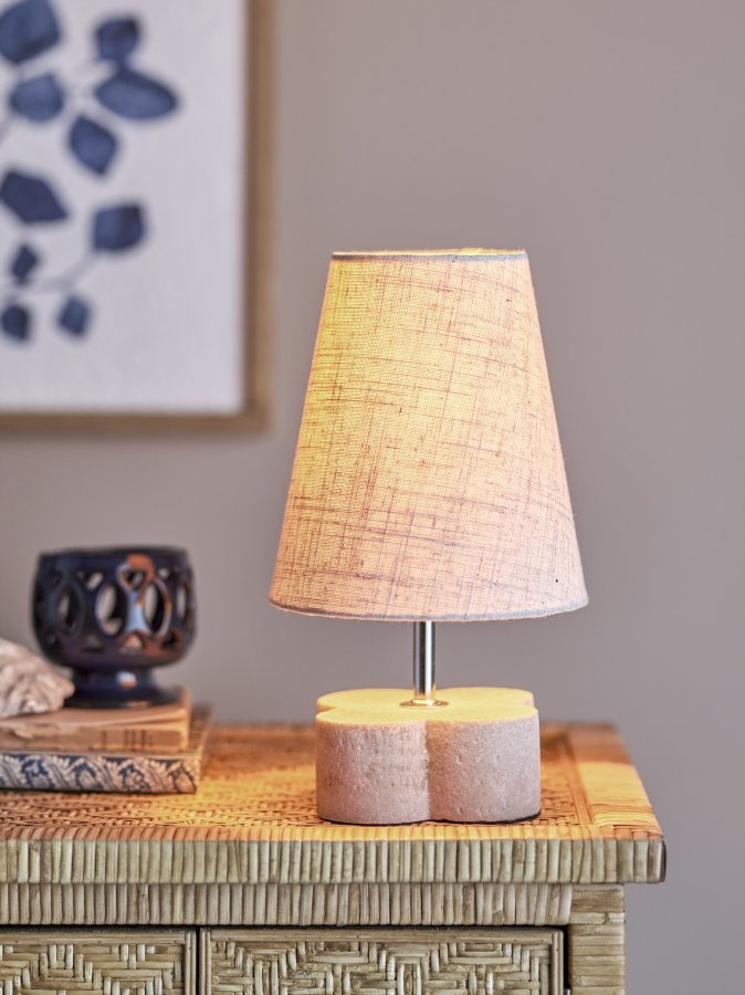 CREATIVE COLLECTION Foglio Tischleuchte, Natur, Polyresin (T16xH28,5 cm)