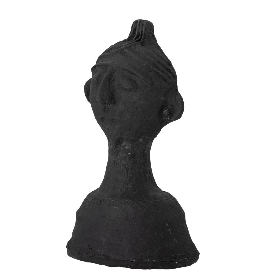 CREATIVE COLLECTION Alia-figur - svart pappmache (H:40)