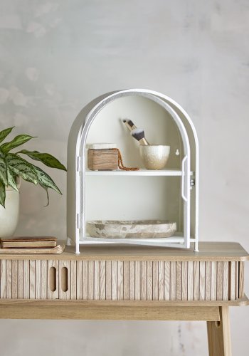 BLOOMINGVILLE Soria Schrank, Wei, Metall (L33,5xH43,5xB20 cm)