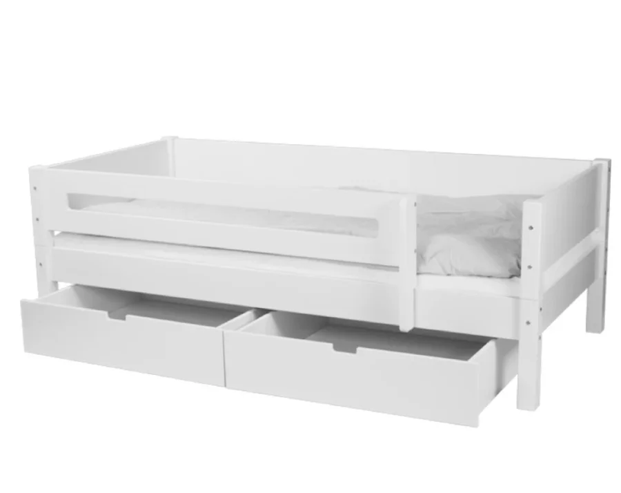 Manis-H Mimer Enkels�ng med designs�nggrind och l�dor - 200 cm - 90x200