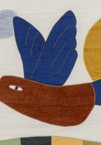 BLOOMINGVILLE MINI Colorine Vggdekoration, Natur, Bomull (L101xB101 cm)