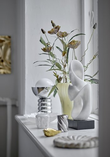 BLOOMINGVILLE Averie Vase, Gelb, Glas (T17xH28 cm)