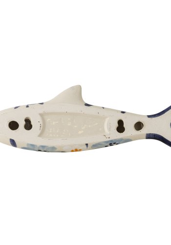 CREATIVE COLLECTION Dunne Wanddekoration, Blau, Steingut