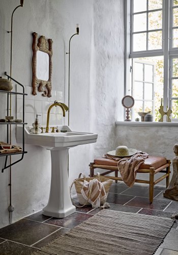 BLOOMINGVILLE Lux lysestage - guld metal