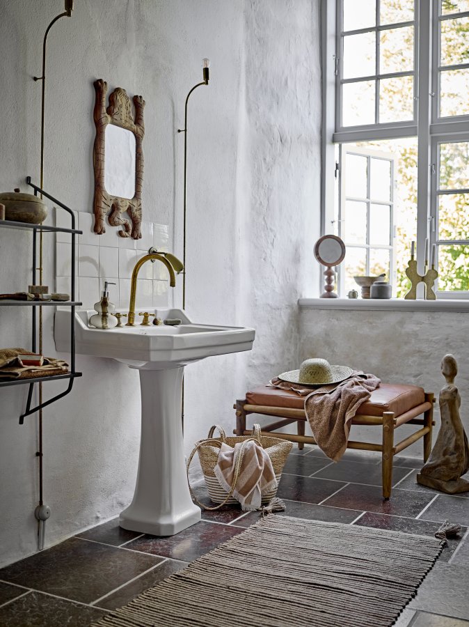 BLOOMINGVILLE Lux lysestage - guld metal