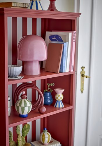 BLOOMINGVILLE Sasha Schrank, Rot, MDF (L66xH151,5xB32 cm)