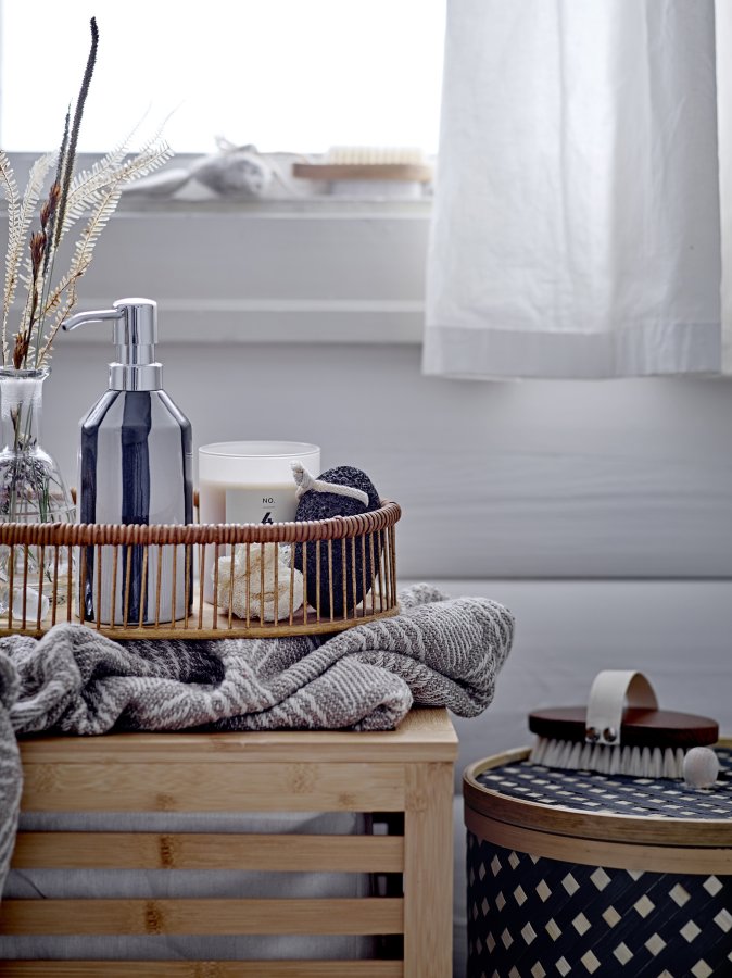 BLOOMINGVILLE Aden W�schekorb, Natur, Bambus, L56,5 x H51,5 x B35 cm