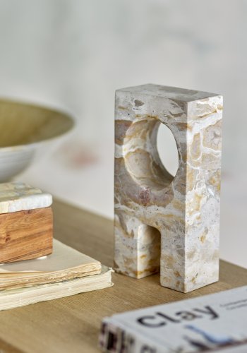 BLOOMINGVILLE Aoxi Deco, Natur, Marmor (L10xH20xB5 cm)