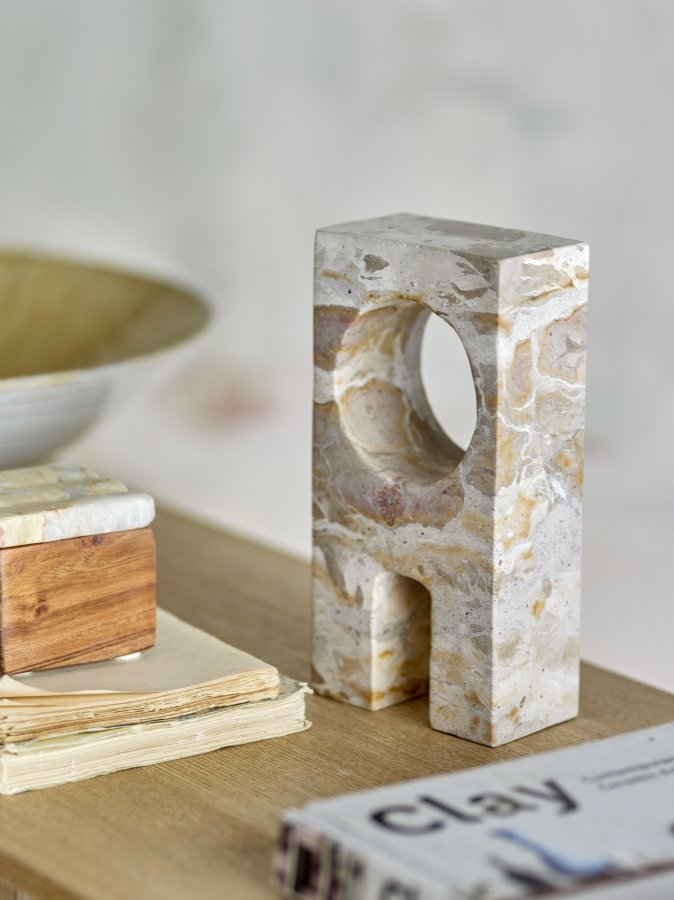 BLOOMINGVILLE Aoxi Deco, Natur, Marmor (L10xH20xB5 cm)